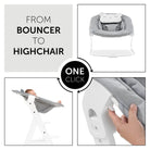 Hauck Alpha Bouncer 2 - in - 1 - Light Grey - ebebek - Black Friday