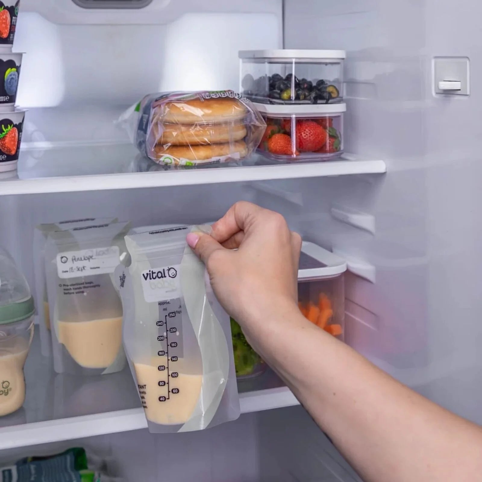 Vital Baby Nurture Easy Pour Breast Milk Storage Bags 30 pcs - ebebek - Black Friday