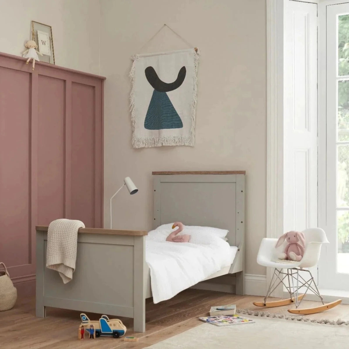 Tutti Bambini Verona 3 pcs Room Set - Dove Grey/Oak Dove Grey/Oak - ebebek