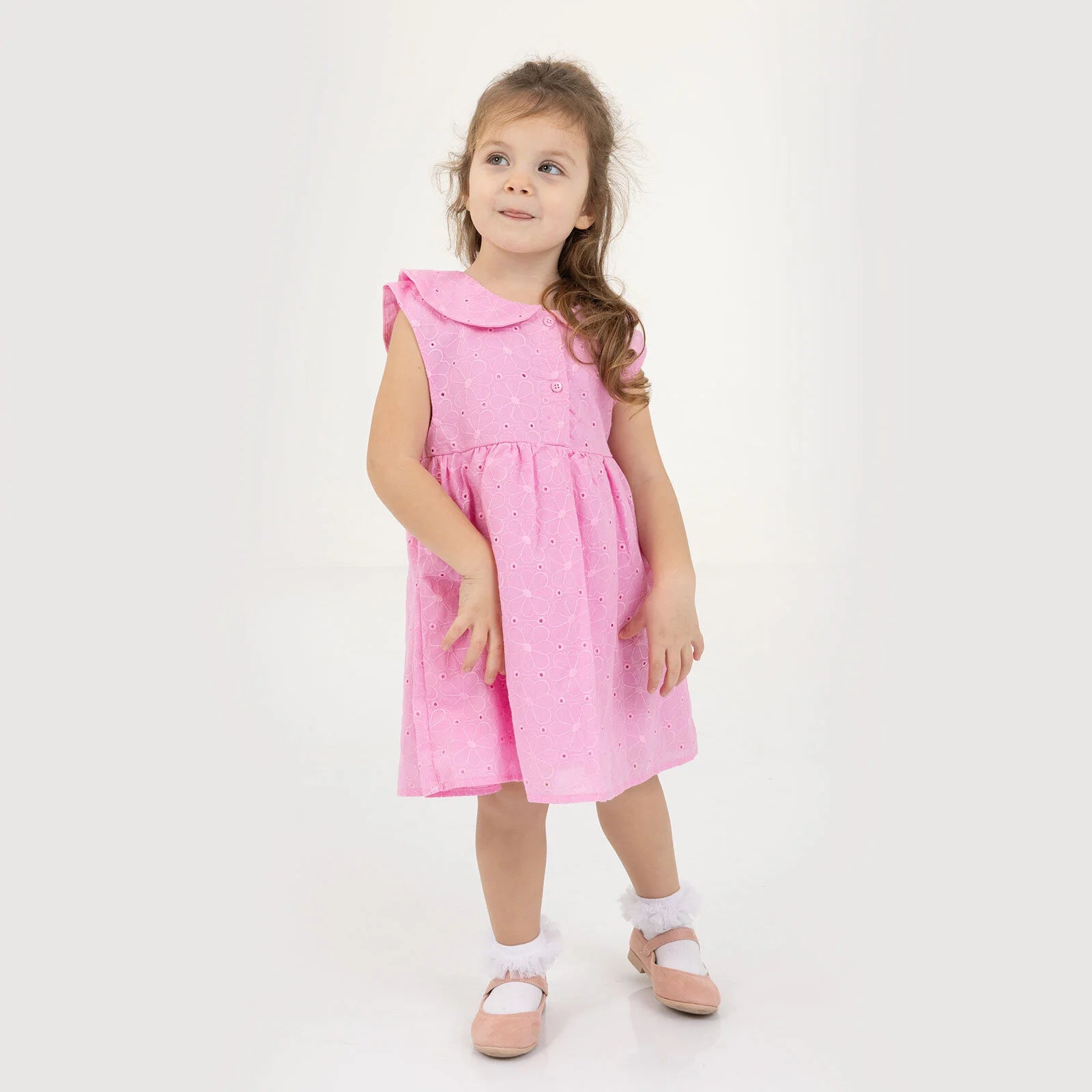 HelloBaby Little Blooms Girl Dress - Mauve - ebebek - Black Friday
