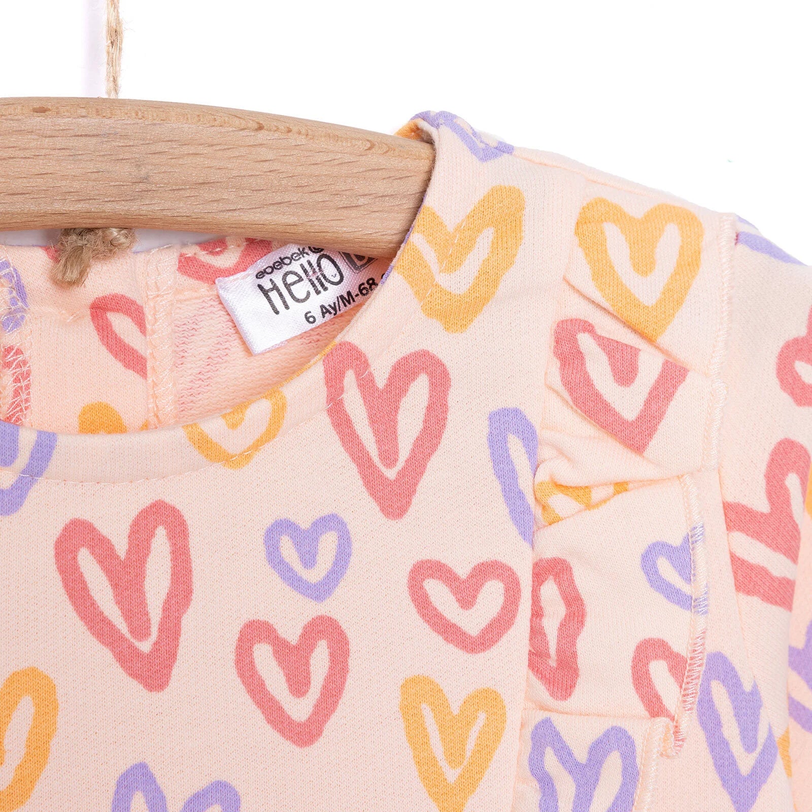 HelloBaby Basic Baby Girl Dress - Salmon - ebebek - Black Friday