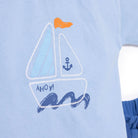 HelloBaby Little Sailor Boy Tshirt - Short - Blue - ebebek - Black Friday