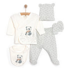 Little Life Unisex 5 Piece Newborn Set - Ecru - ebebek - Black Friday