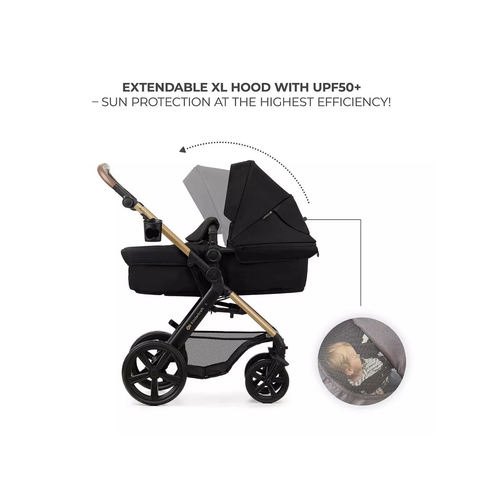 Kinderkraft Moov 2 3 - in - 1 Travel System - Black - ebebek - Black Friday