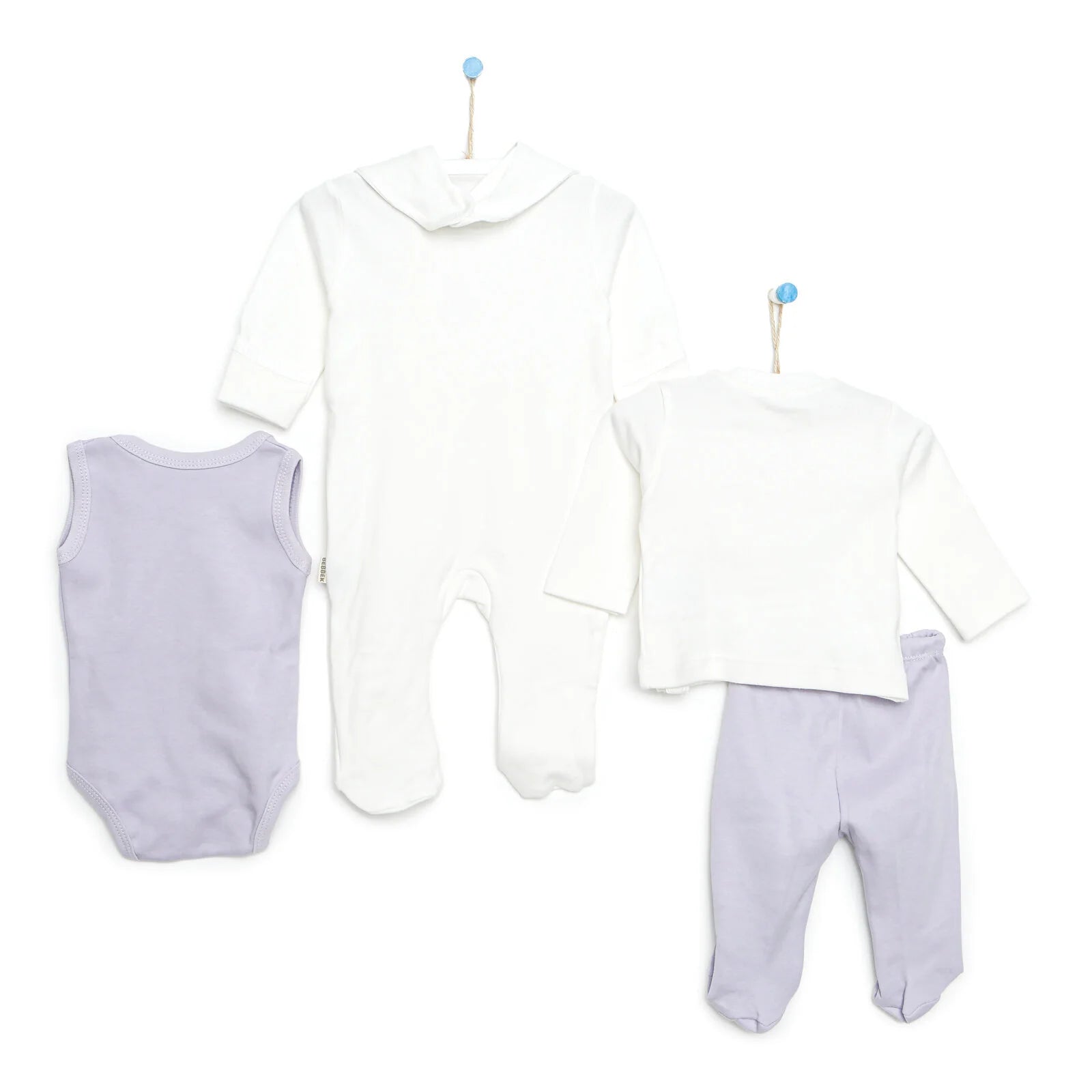 Bebbek Baby Girl 10 Pcs Newborn Starter Set - Purple - ebebek - Black Friday