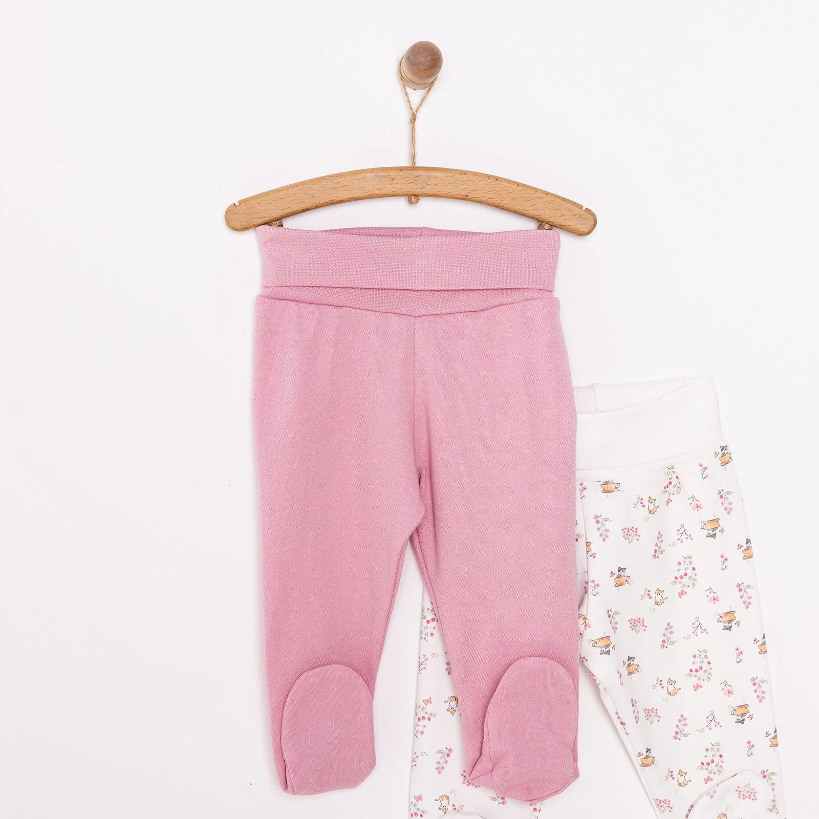 Tiffany Baby Girl 2 Pcs Footed Bottom - Grey - ebebek - Black Friday