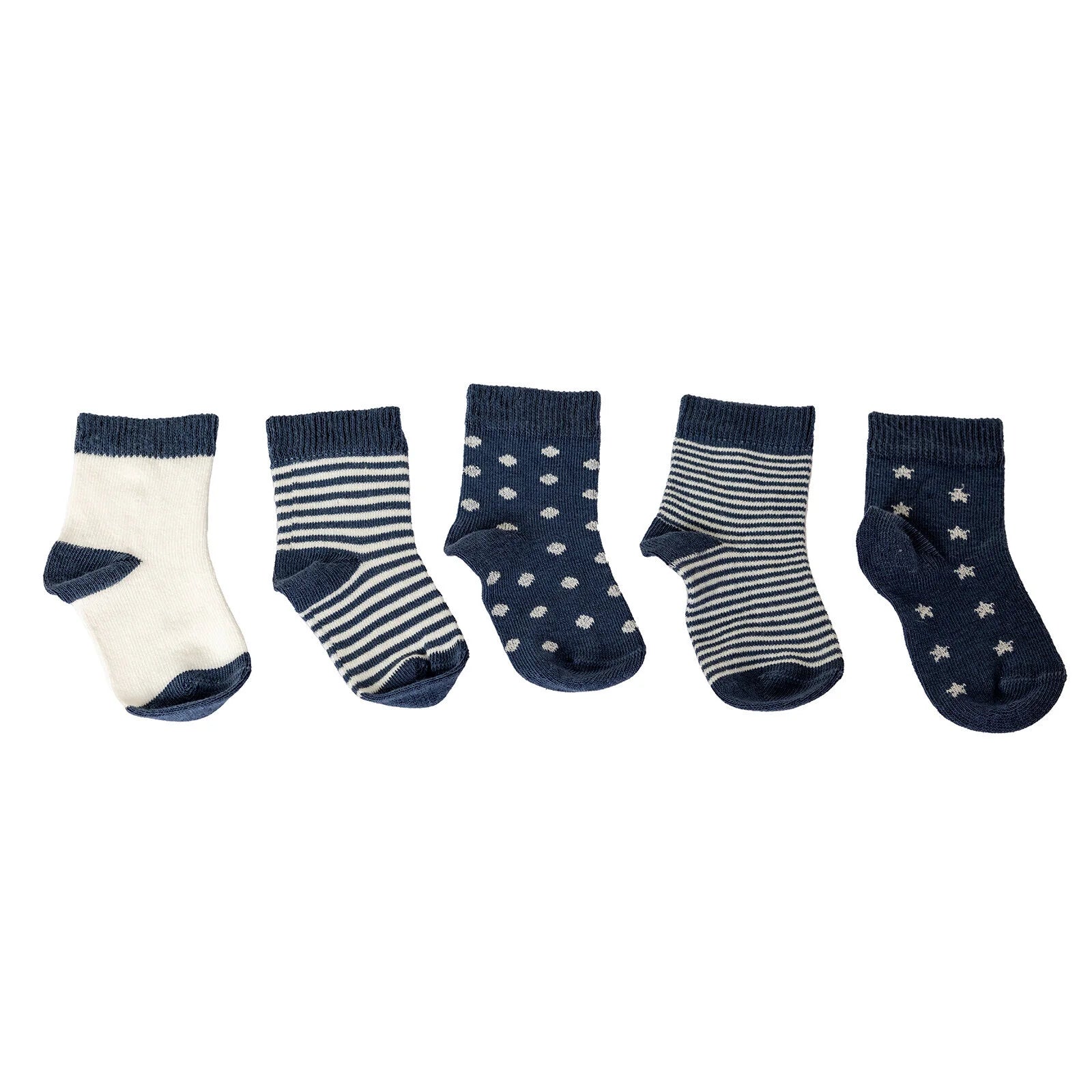 Aziz Bebe Baby Boy Pack of 5 Socks - Blue - ebebek - Black Friday