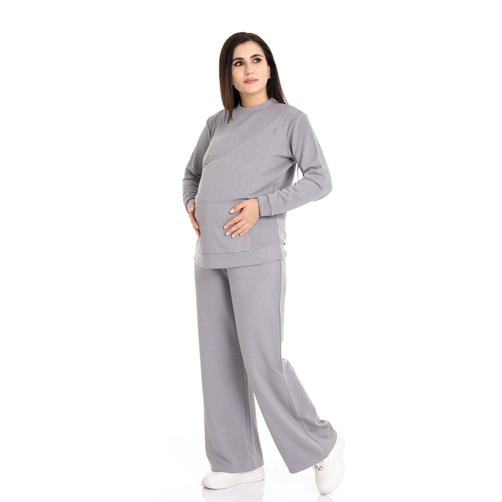 baby mom Mom Maternity Sweatshirt - Grey - ebebek - Black Friday