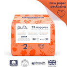 Pura Eco Nappy Size 2 - 29 nappies - ebebek - Black Friday