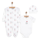 HelloBaby Newborn Baby Mom&Dad Jumpsuit - Ecru - ebebek - Black Friday