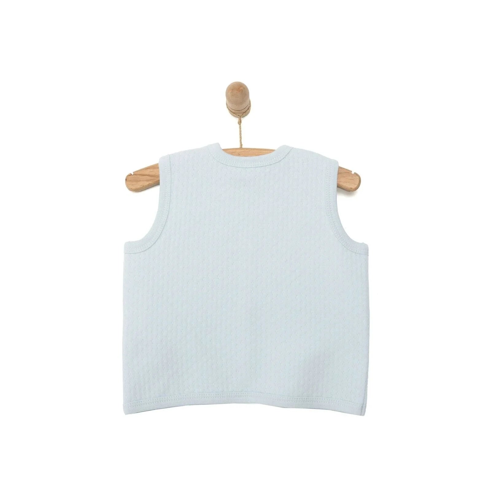HelloBaby Boy Quilted Vest - Light Blue - ebebek - Black Friday
