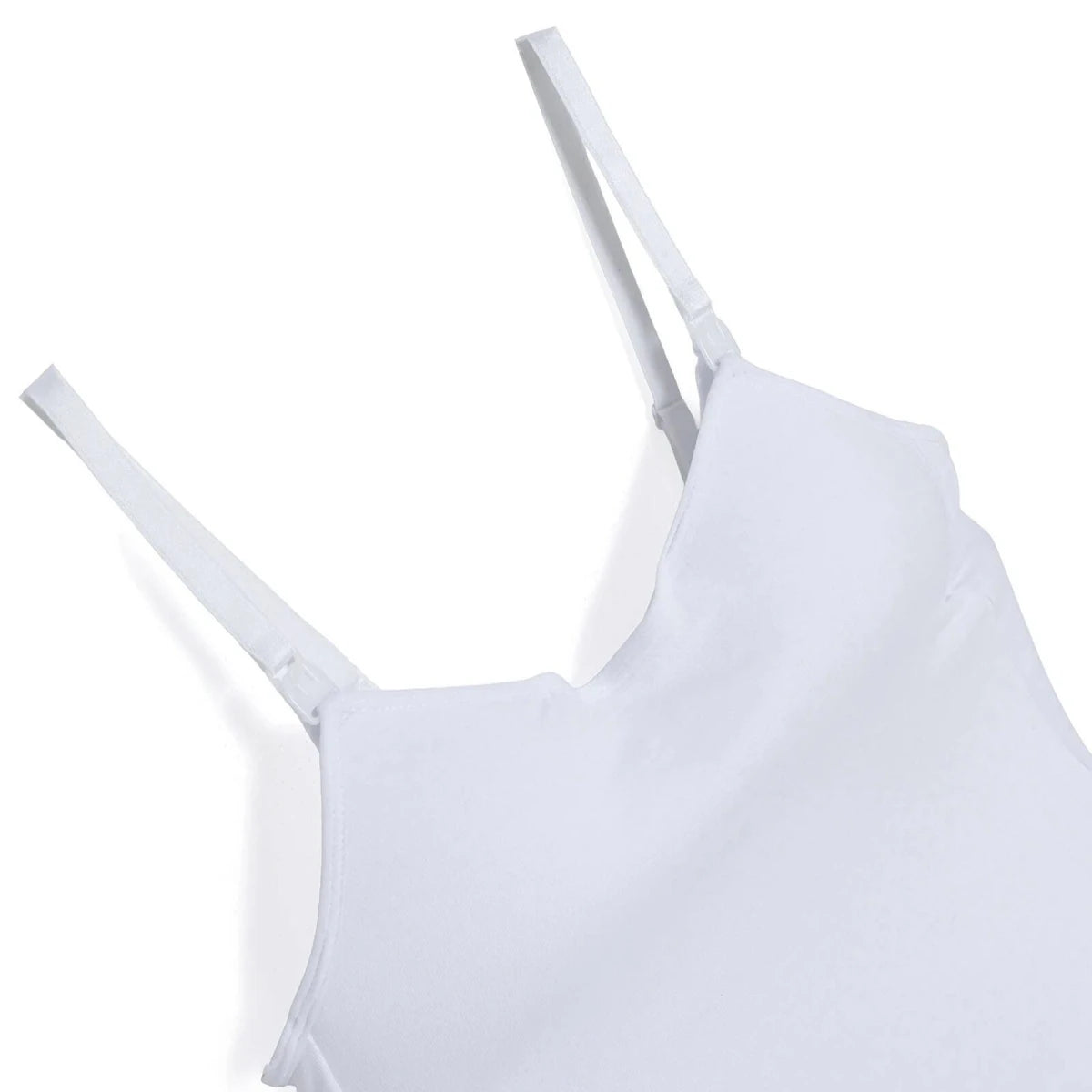 Baby Mom Mother Nursing Vest Decorative Collar Sleeveless - White White - ebebek