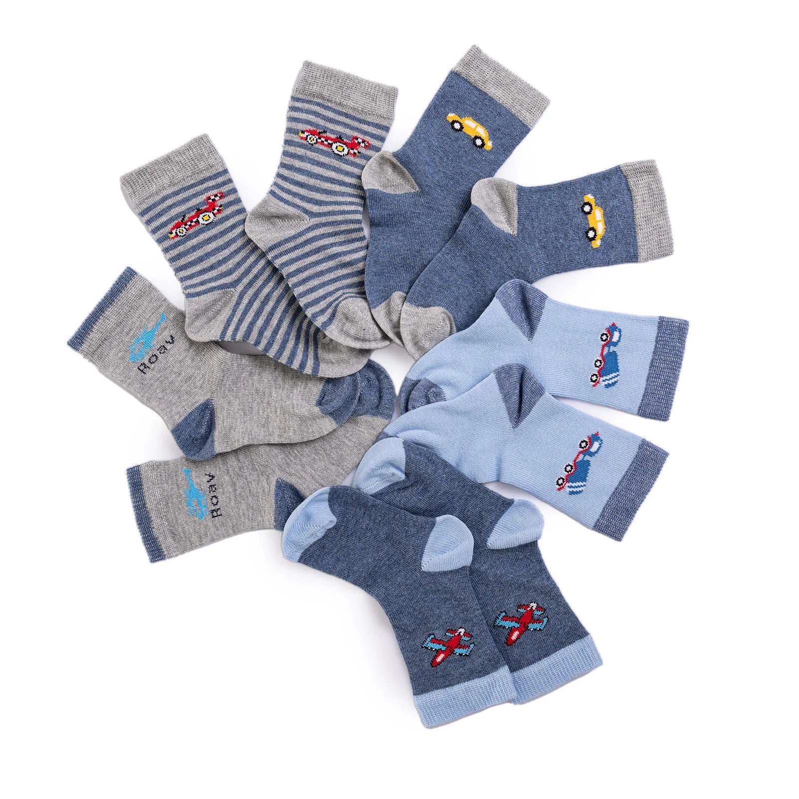 HelloBaby Baby Boy Socks 5 Pcs - Blue - ebebek - Black Friday