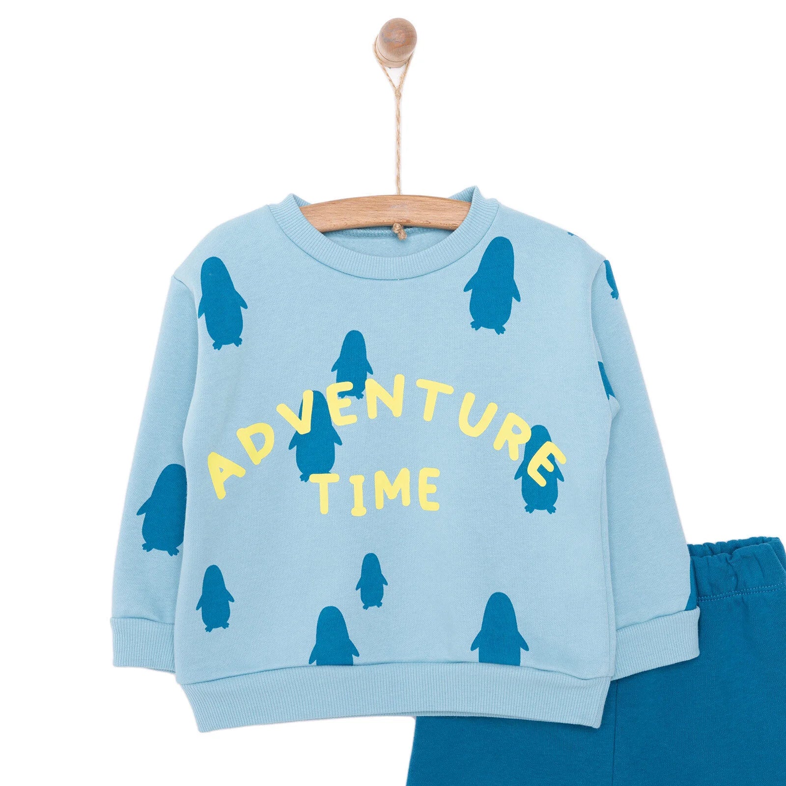 HelloBaby Nordic Forest Boy Jogging Set - Light Green - ebebek - Black Friday