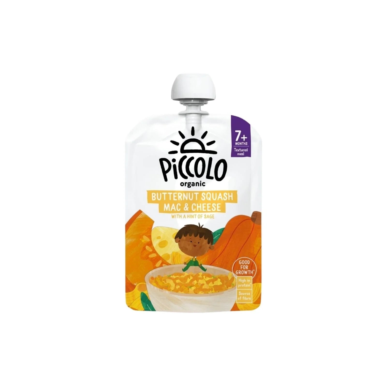 Piccolo Organic Butternut Squash Mac & Cheese 7+ months 130g - ebebek - Black Friday