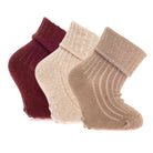 HelloBaby Unisex Pack of 3 Socks - Brown - ebebek - Black Friday
