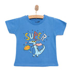 HelloBaby Basic Boy Super Dinosaur Printed Tshirt - Blue - ebebek - Black Friday