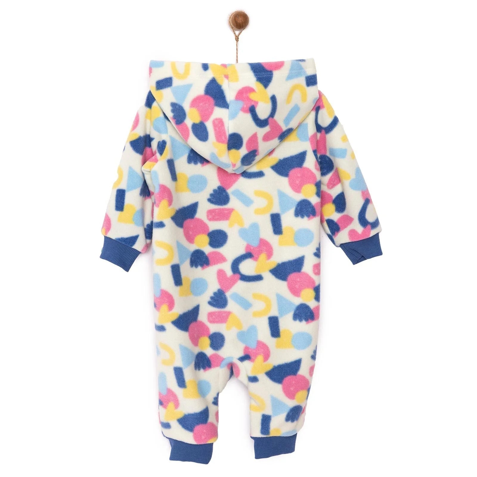 HelloBaby Basic Repeat Printed Fleece Jumpsuit - Printed - ebebek - Black Friday