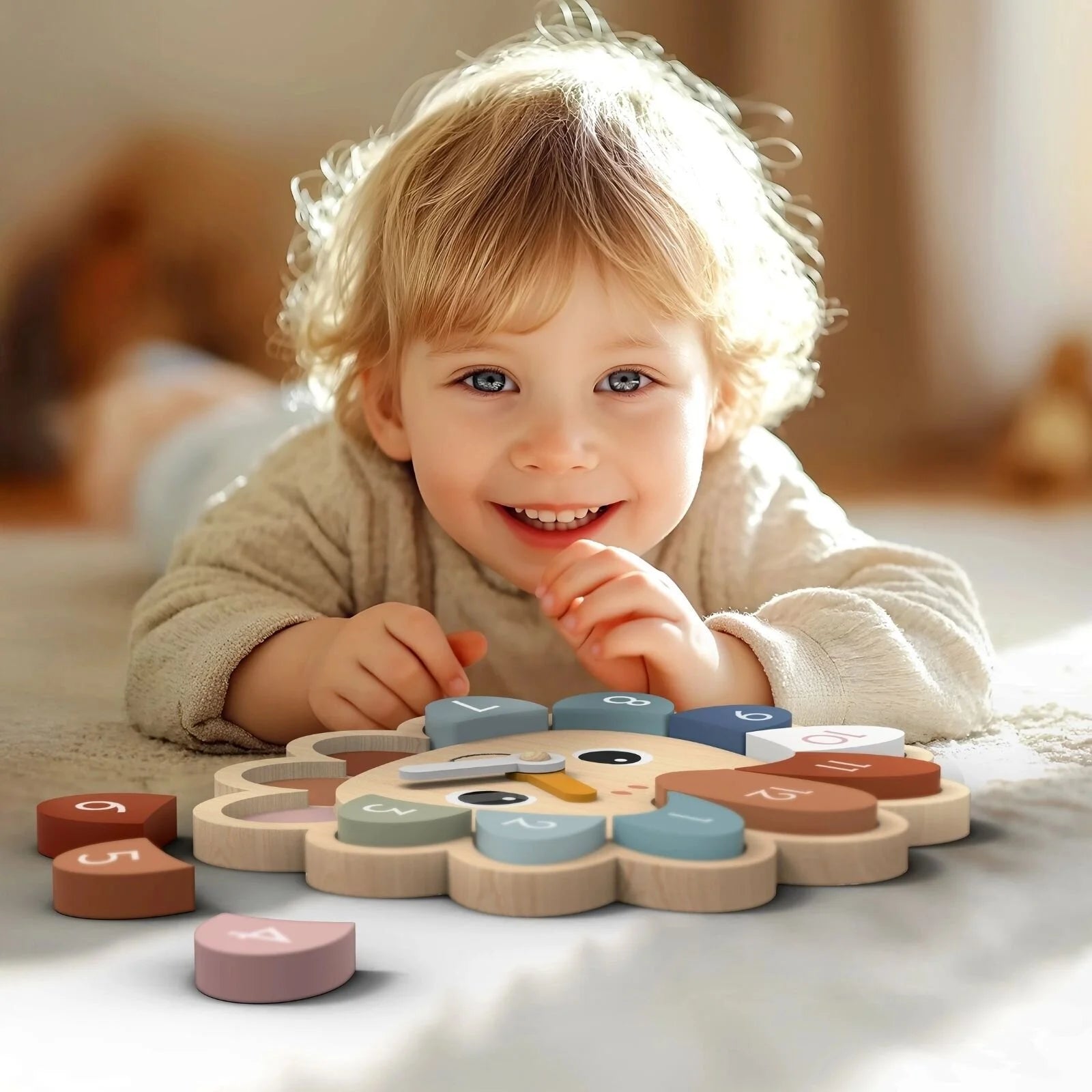 Speedy Monkey Hedgehog Educational Clock - ebebek - Christmas