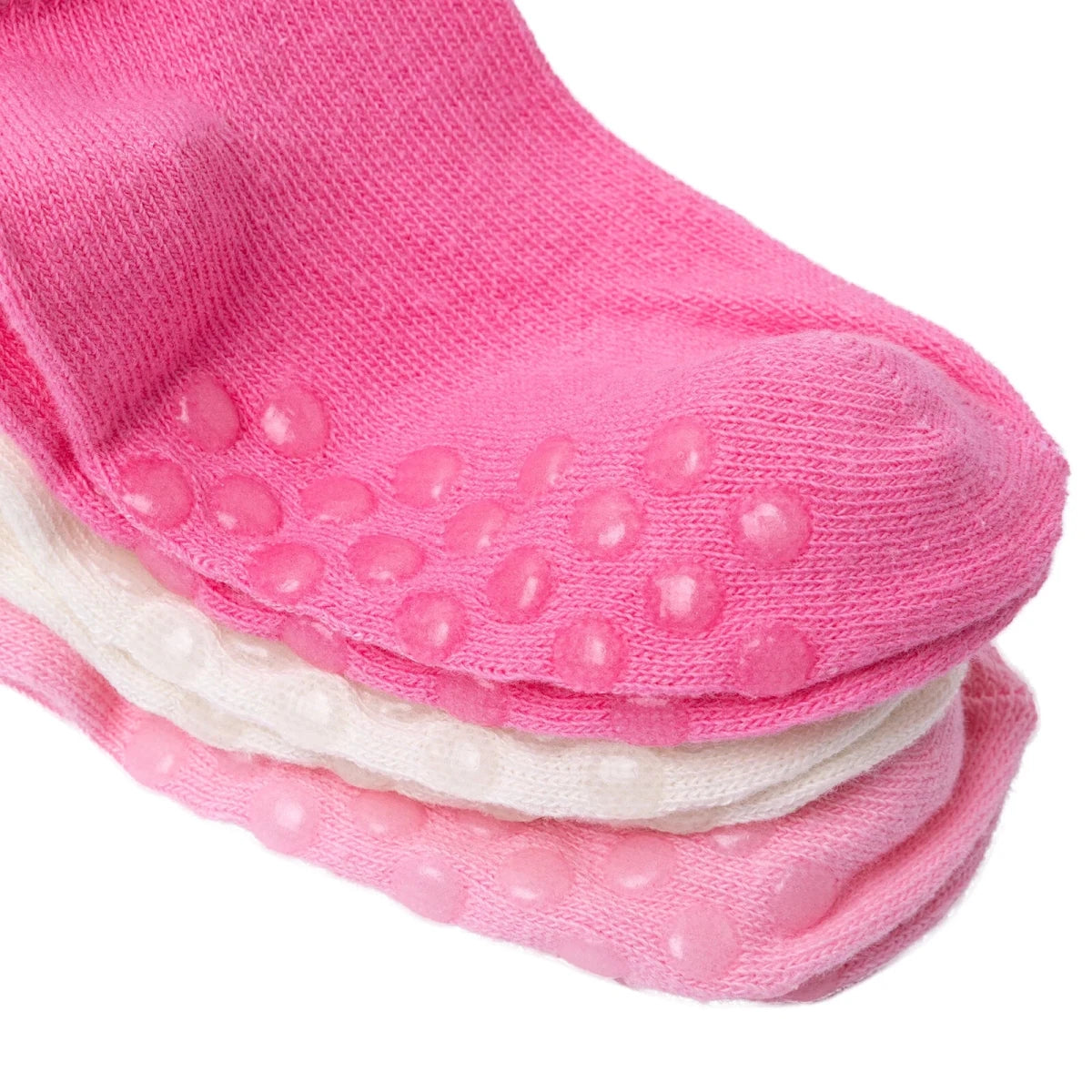 HelloBaby Girls 3 - Pack Baby Socks - Pink Pink - ebebek