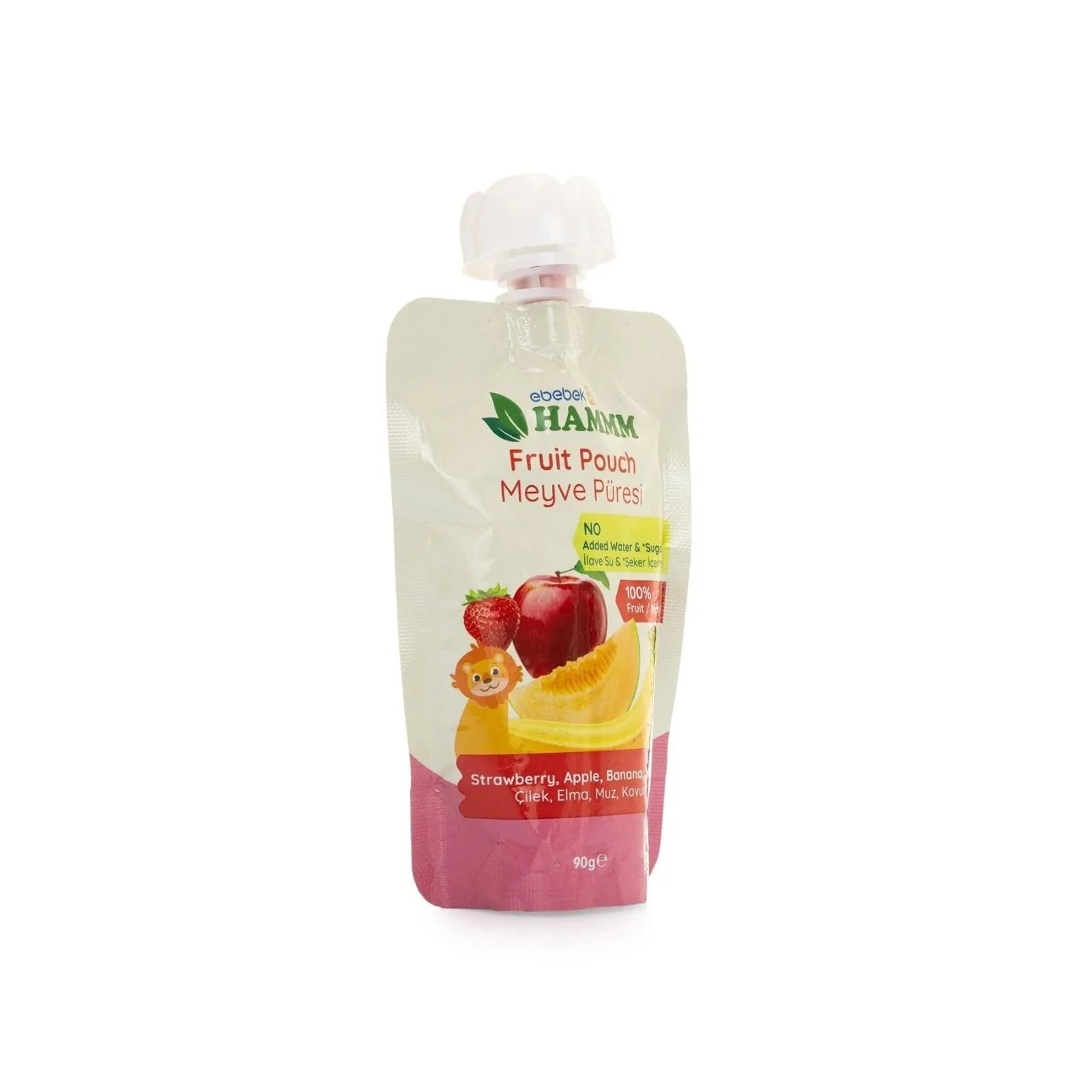 Hammm Strawberry Apple Banana & Melon Puree Pouch 90g - ebebek - Black Friday
