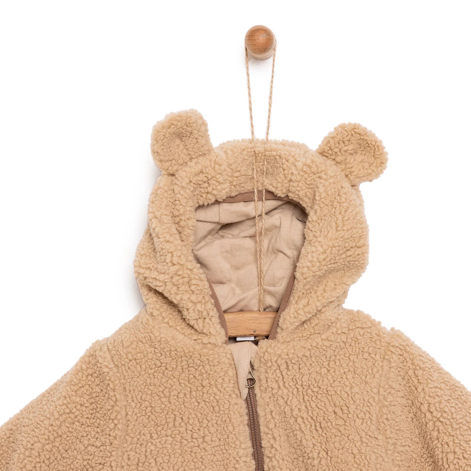 Midimod Newborn Boy Welsoft Jumpsuit - Beige - ebebek - Black Friday