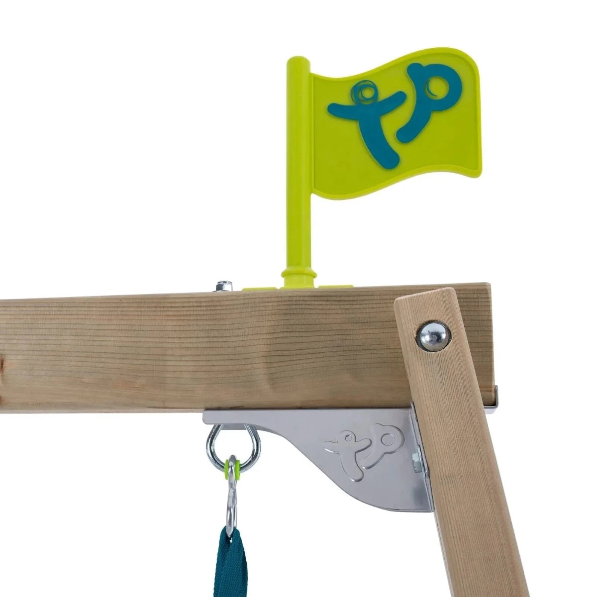 TP Forest Multiplay Wooden Double Swing Set & Slide - ebebek
