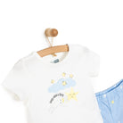 HelloBaby Baby Boy Short Sleeve Pyjamas Set - Ecru - ebebek - Black Friday