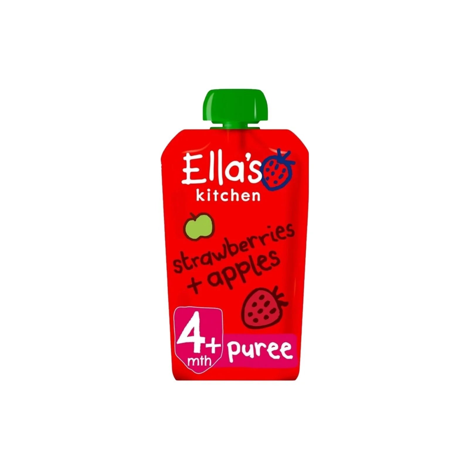 Ella's Kitchen Strawberries & Apples 4+ months 120g - ebebek - Black Friday