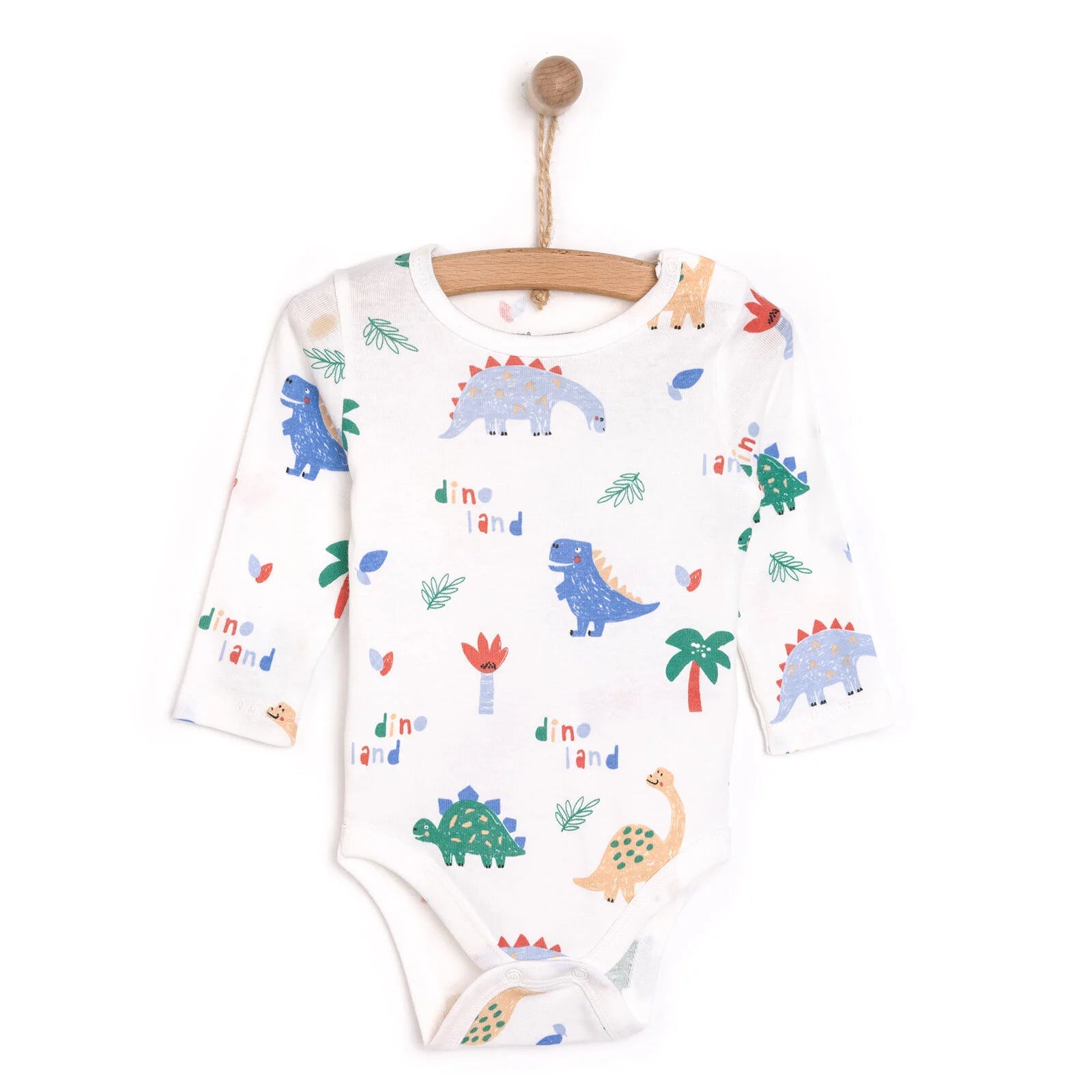 HelloBaby Baby Boy Long Sleeve Body - Ecru - ebebek - Black Friday