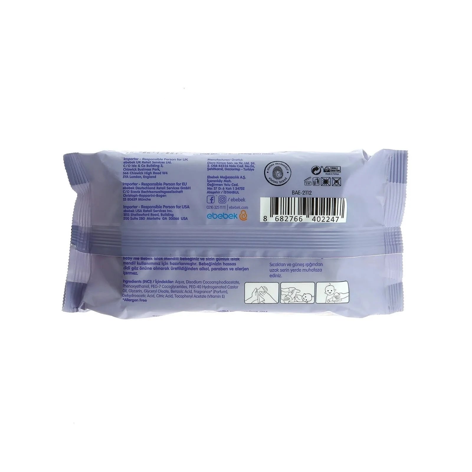 baby me Sensitive Baby Wipes 12x90 pcs - ebebek - Black Friday