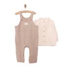 Cassiope Newborn Dungarees Set - Beige - ebebek - Black Friday
