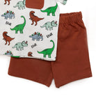 HelloBaby Basic Boy Dinosaur Patterned Tshirt - Brown - ebebek - Black Friday