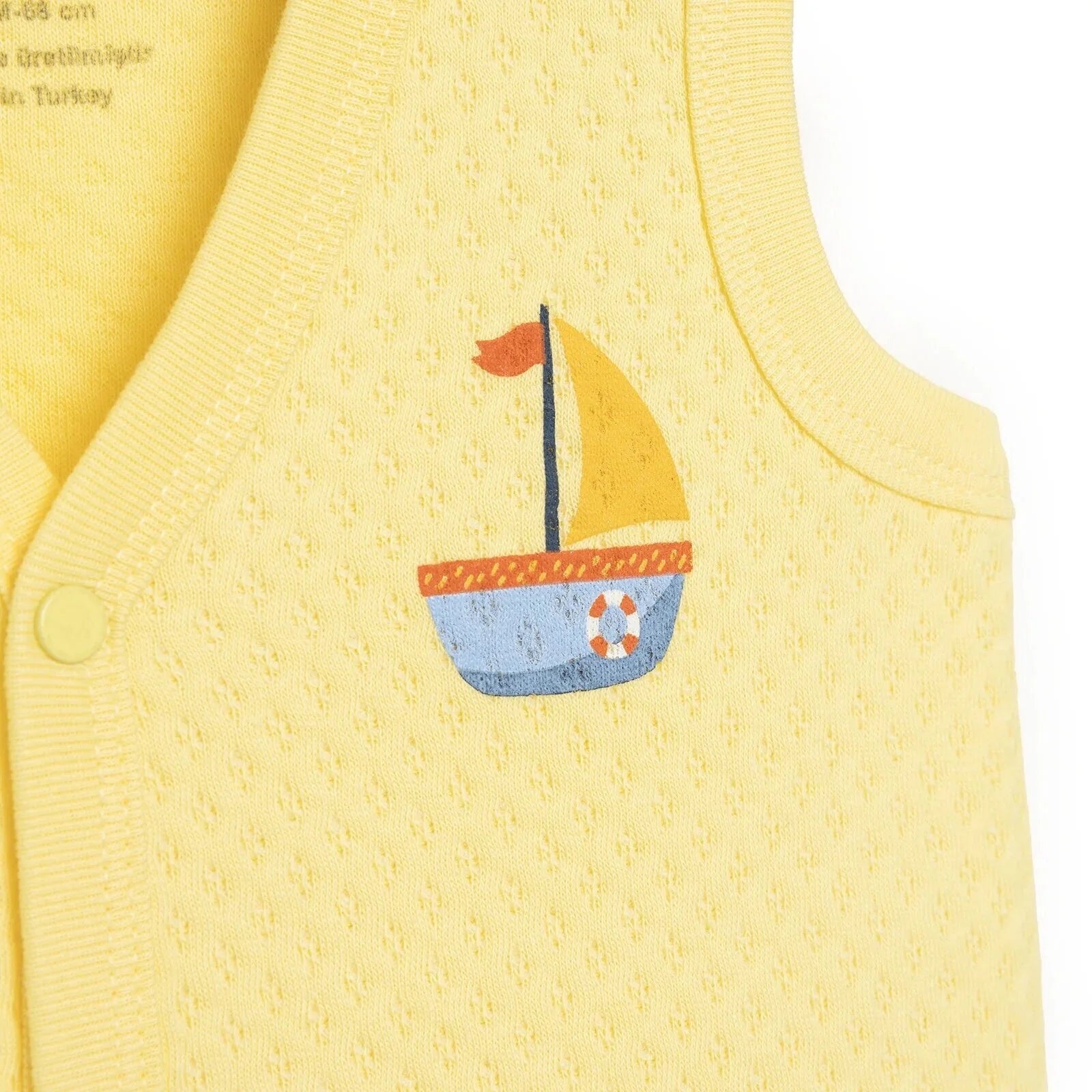 HelloBaby Quilted Vest - Light Yellow - ebebek - Black Friday