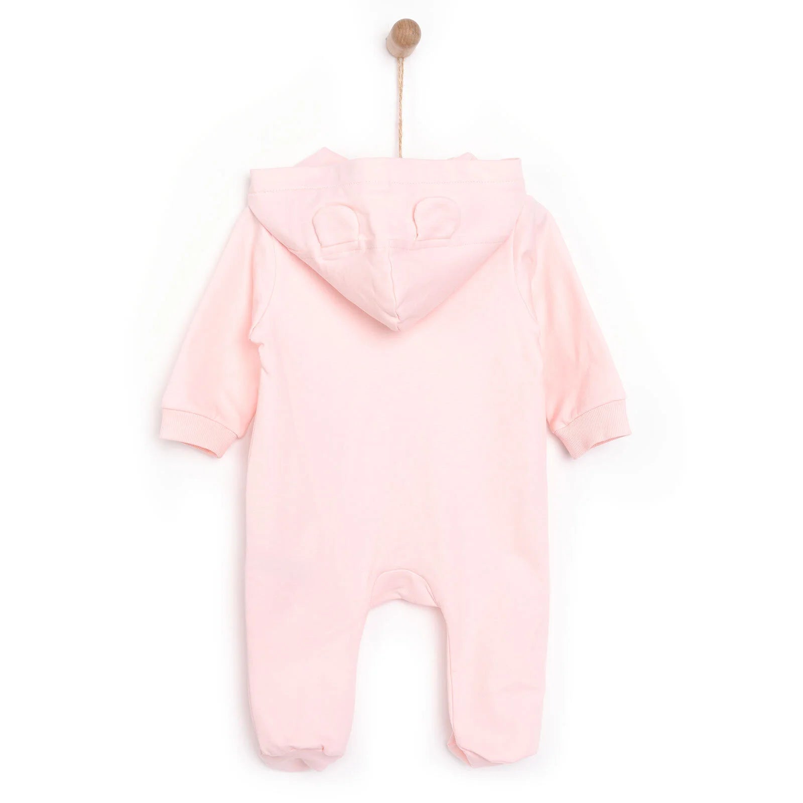 HelloBaby Newborn Hooded Jumpsuit - Pink - ebebek - Black Friday