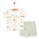 Bebetto Newborn Safari Tshirt - Short - Multicolour - ebebek - Black Friday