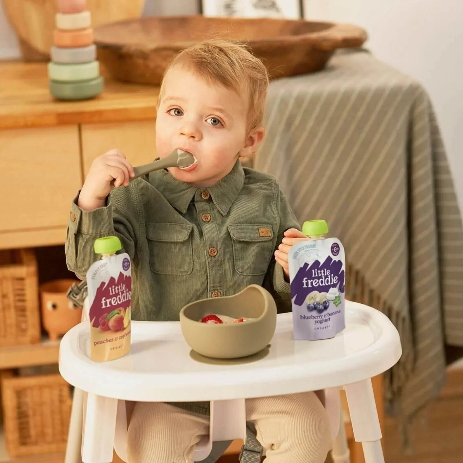 Little Freddie Organic Pink Lady Apple Greek Style Yoghurt Baby Food Pouch 6+ months 100g - ebebek - Black Friday