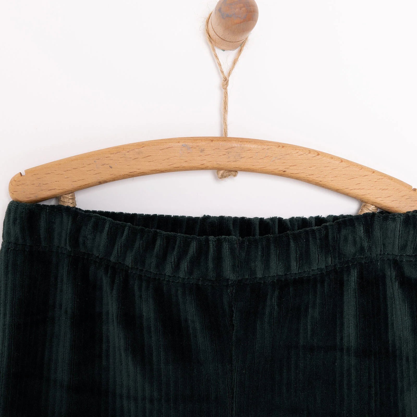 HelloBaby Basic Boy Velvet Joggers - Dark Green - ebebek - Black Friday