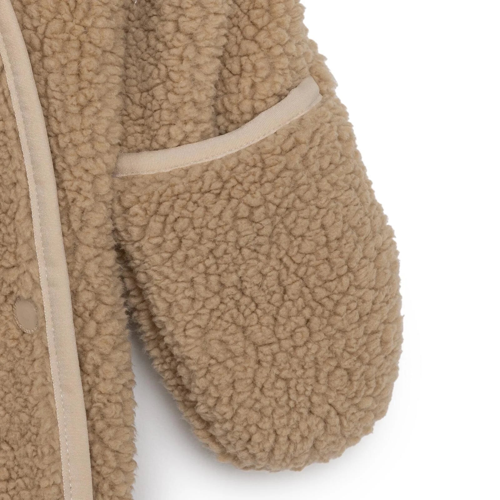 Midimod Newborn Unisex Welsoft Footed Jumpsuit - Light Brown - ebebek - Black Friday