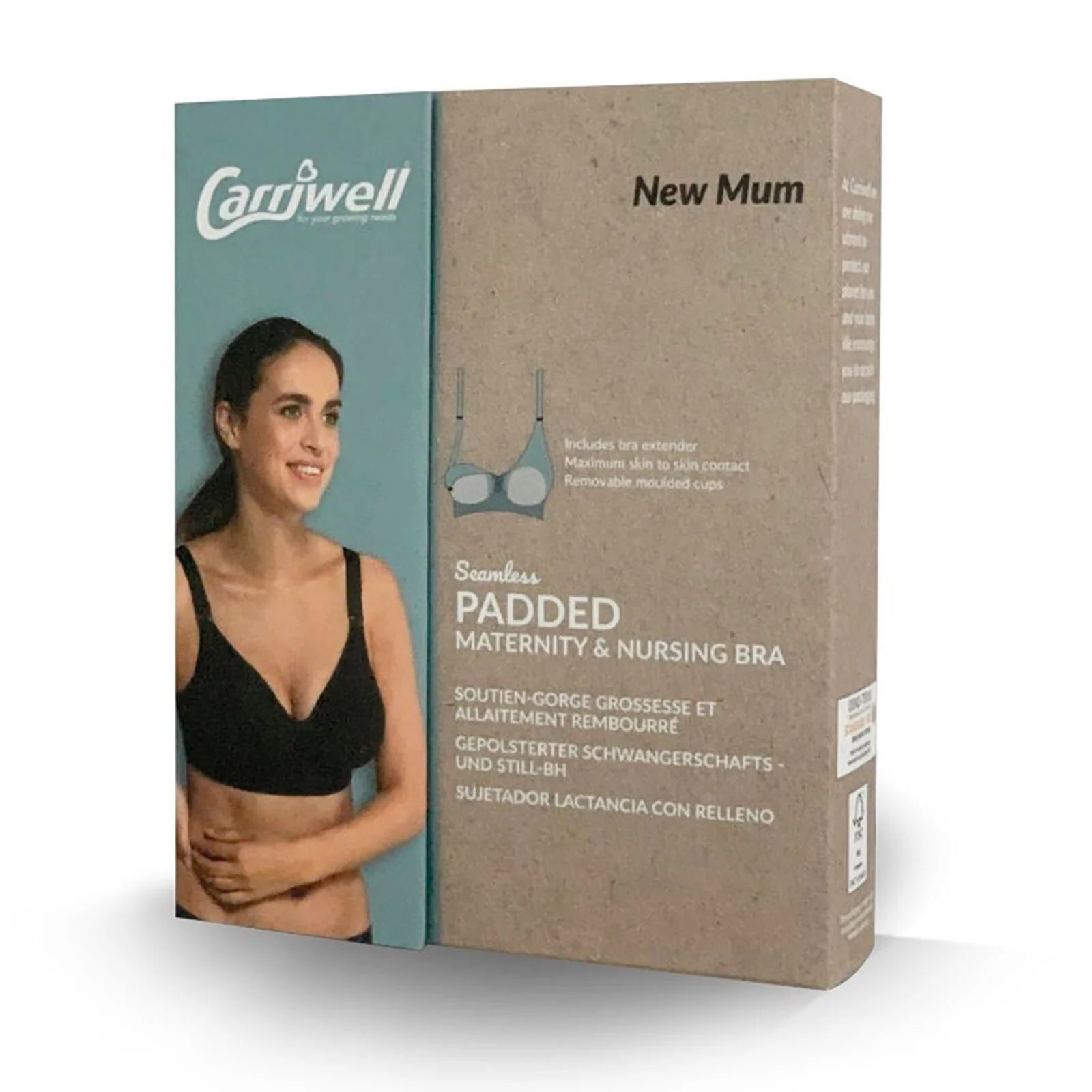 Carriwell Padded Maternity & Nursing Bra - White - ebebek - Black Friday