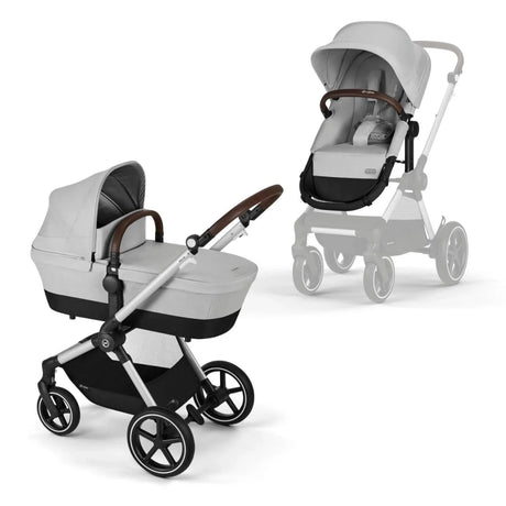Cybex Eos Lux Silver 2 - in - 1 Pushchair - Lava Grey Lava Grey - ebebek