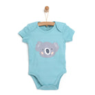 HelloBaby Short Sleeve Bodysuit - Petrol Green - ebebek - Black Friday