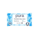 Pura Wipes Flushable 60 pcs - ebebek - Black Friday