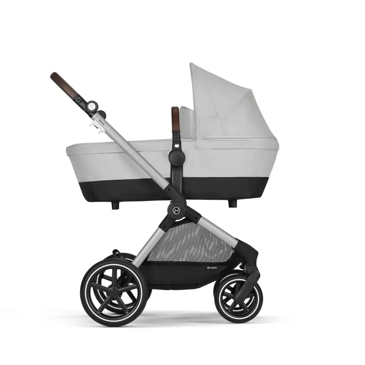 Cybex Eos Lux Silver 2 - in - 1 Pushchair - Lava Grey Lava Grey - ebebek