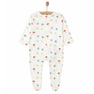 HelloBaby Newborn Baby Boy Footed Jumpsuit - Ecru - ebebek - Black Friday