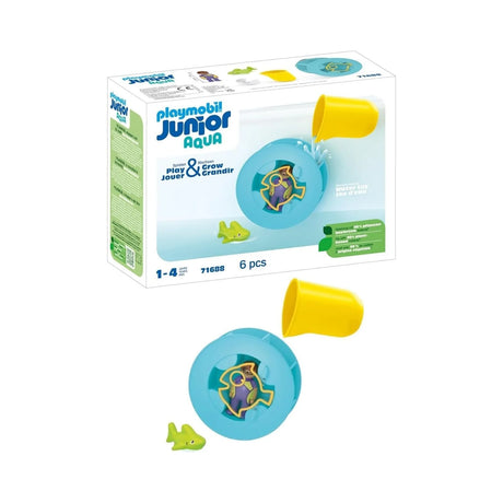 Playmobil Junior Aqua 71688 Water Wheel with Baby Shark - ebebek - Black Friday