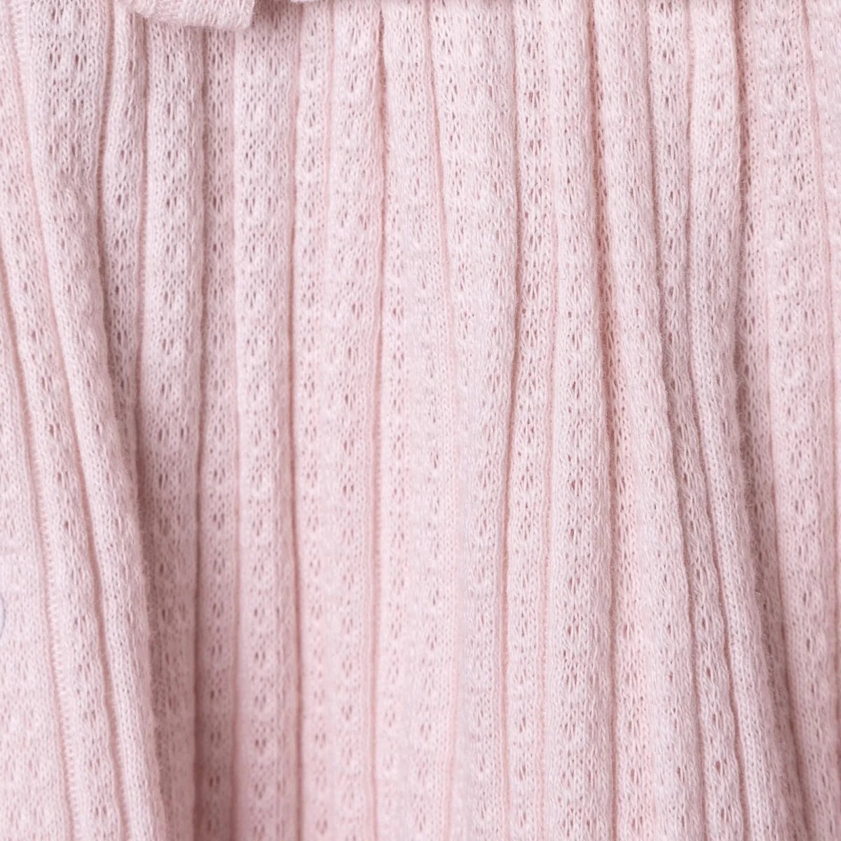 Bebetto Girls Dress Snap Fastening Sweet Princess Frill Neck Long Sleeve - Pink Pink - ebebek