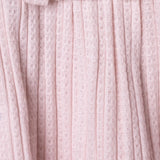 Bebetto Girls Dress Snap Fastening Sweet Princess Frill Neck Long Sleeve - Pink Pink - ebebek