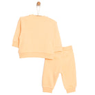 HelloBaby Basic Girl Text Printed Jogging Set - Orange - ebebek - Black Friday