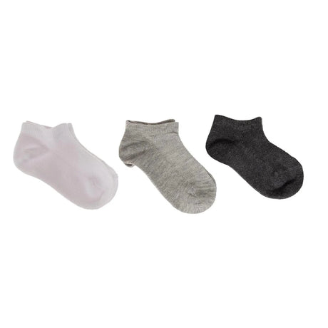 HelloBaby Boy Baby Socks 3 Pack - Grey Melange Grey Melange - ebebek